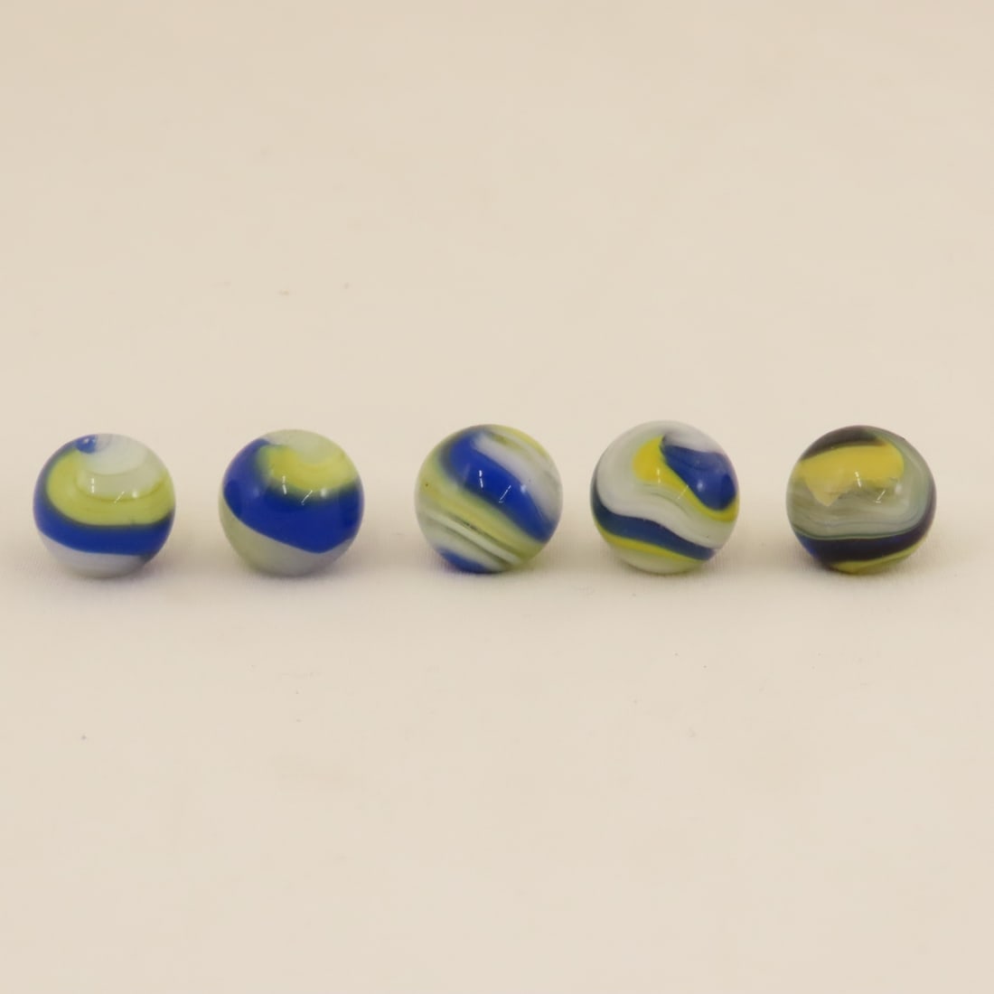 15 Akro Agate Popeye Marbles - 3