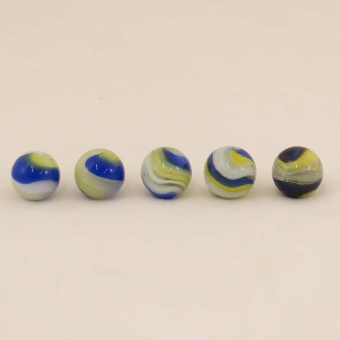 15 Akro Agate Popeye Marbles - 4