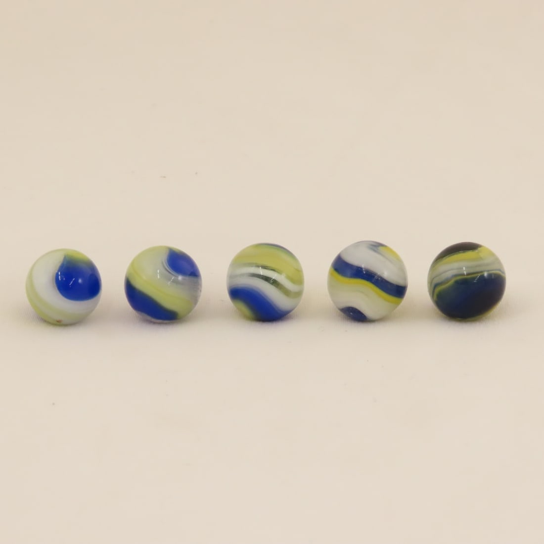15 Akro Agate Popeye Marbles - 5