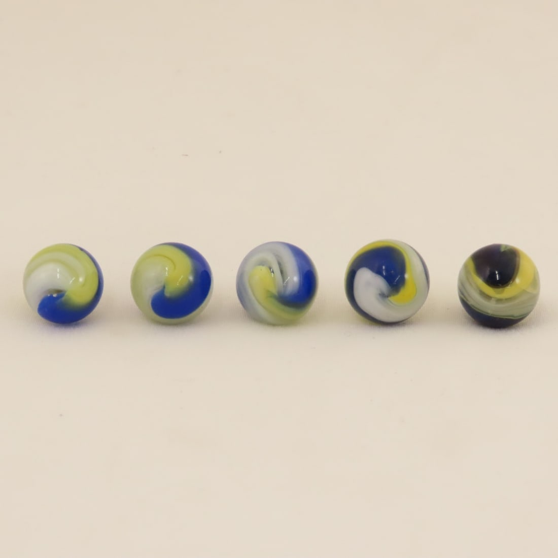15 Akro Agate Popeye Marbles - 6