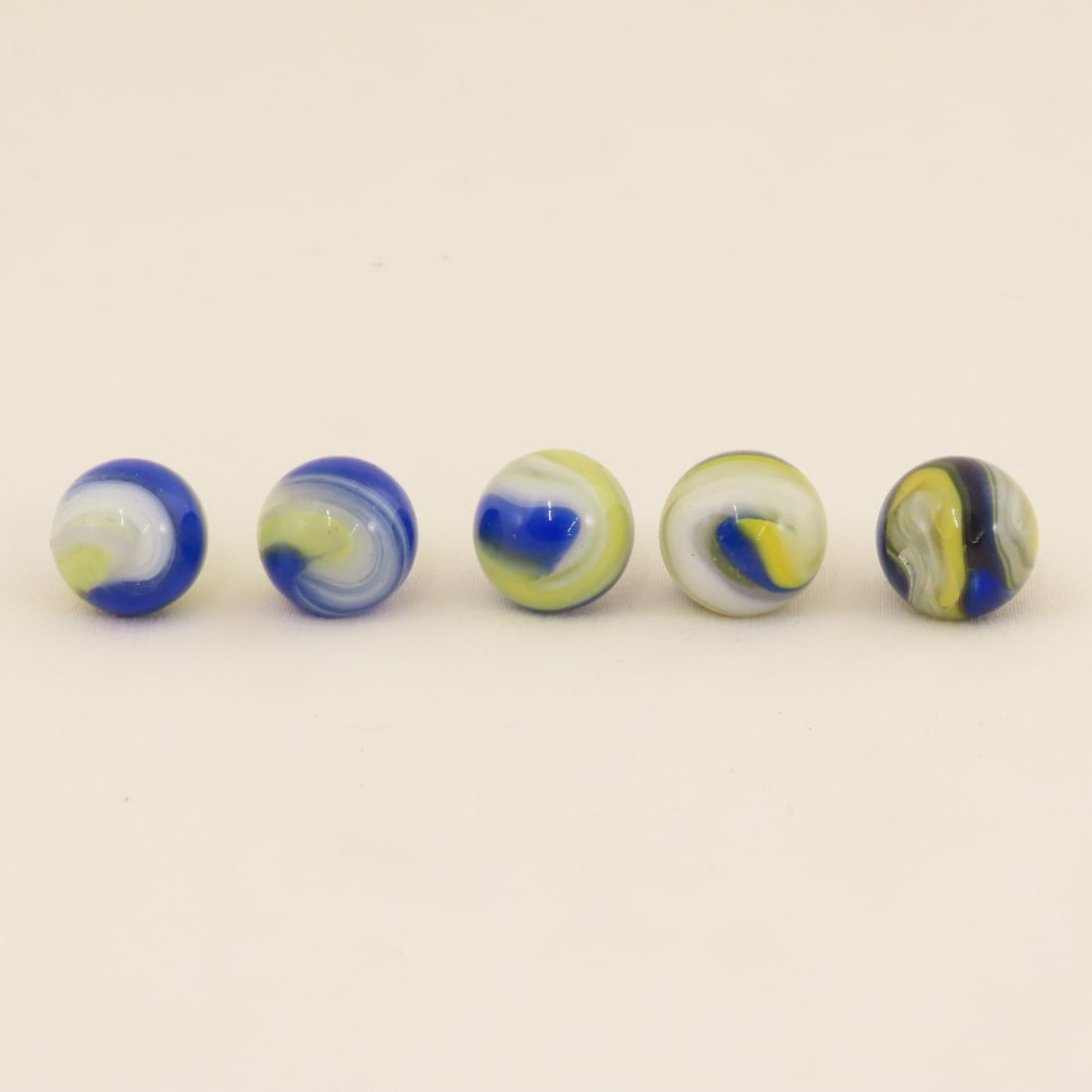 15 Akro Agate Popeye Marbles - 7