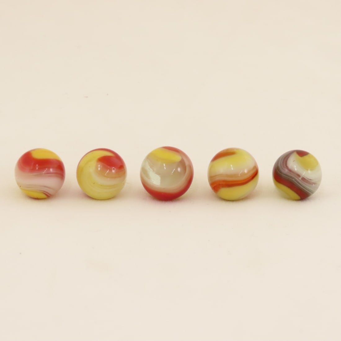 15 Akro Agate Popeye Marbles - 8