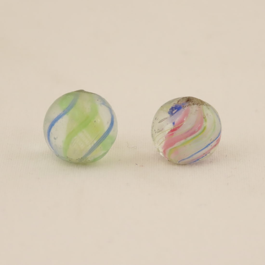 5 PeeWee Handmade Marbles - 10