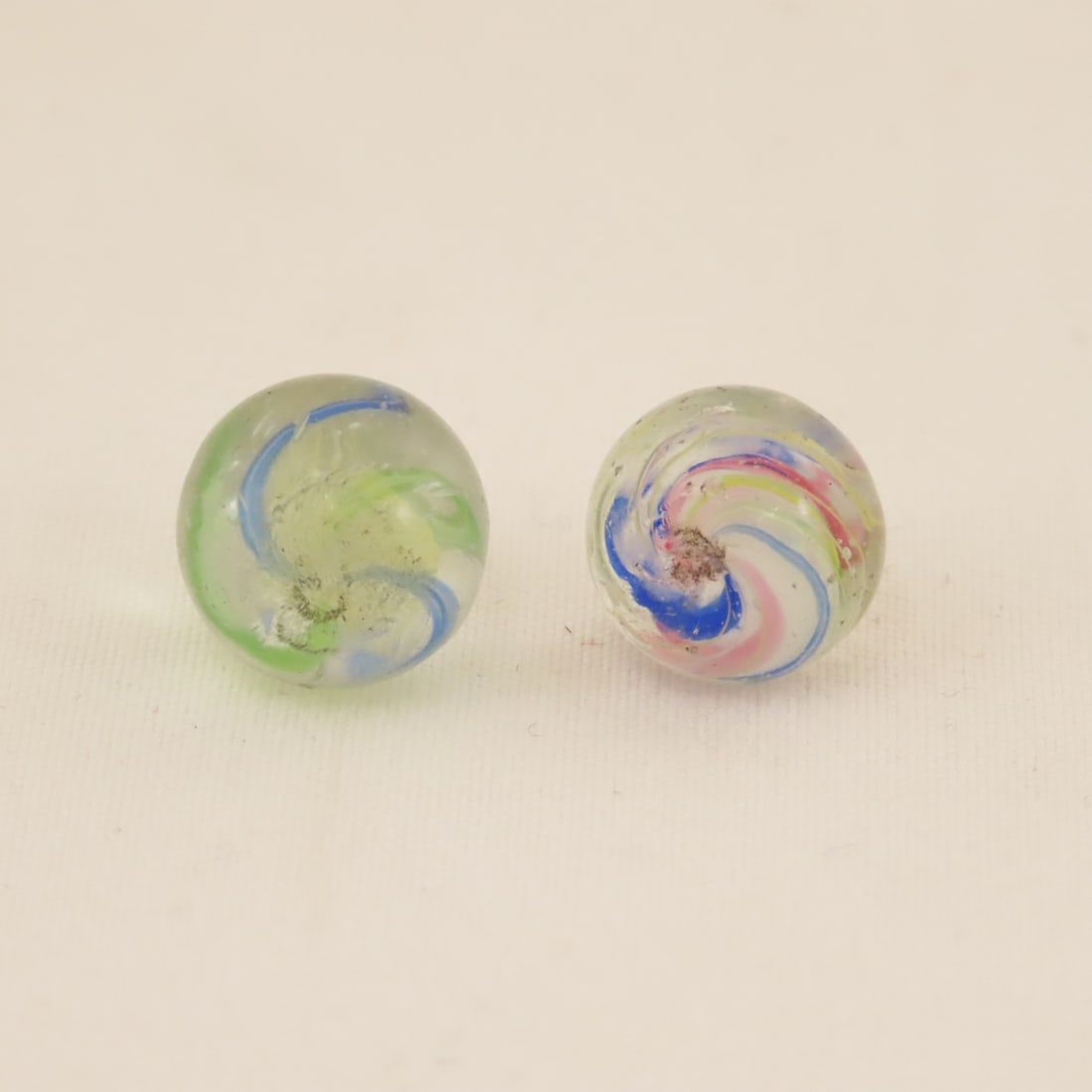 5 PeeWee Handmade Marbles - 13