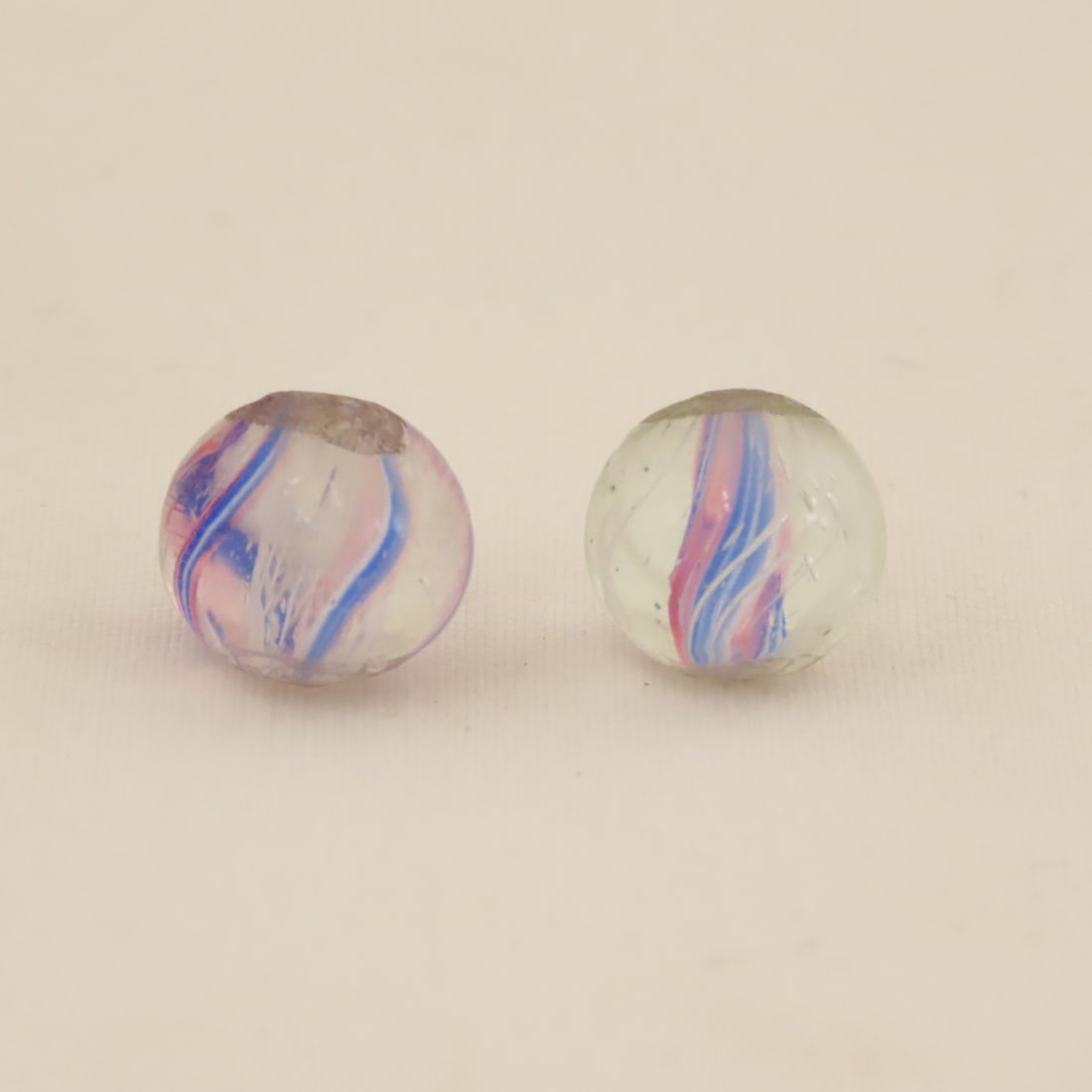 5 PeeWee Handmade Marbles - 16