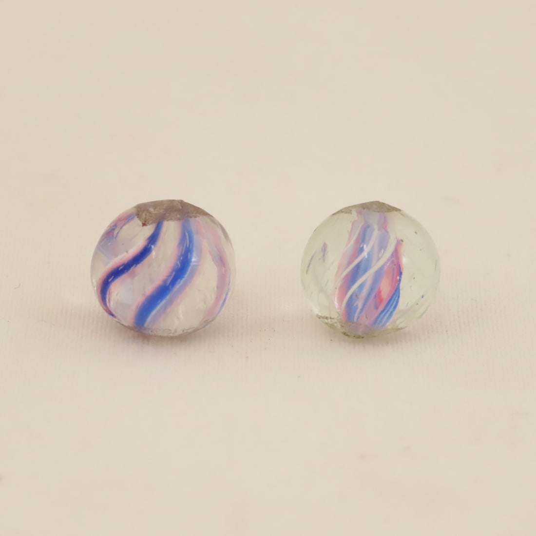 5 PeeWee Handmade Marbles - 17