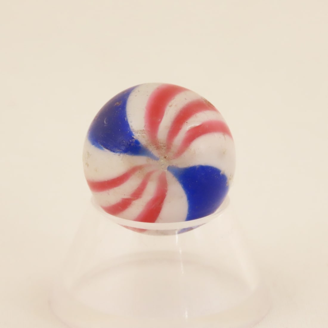 15/16" Handmade Peppermint Swirl Marble - 5