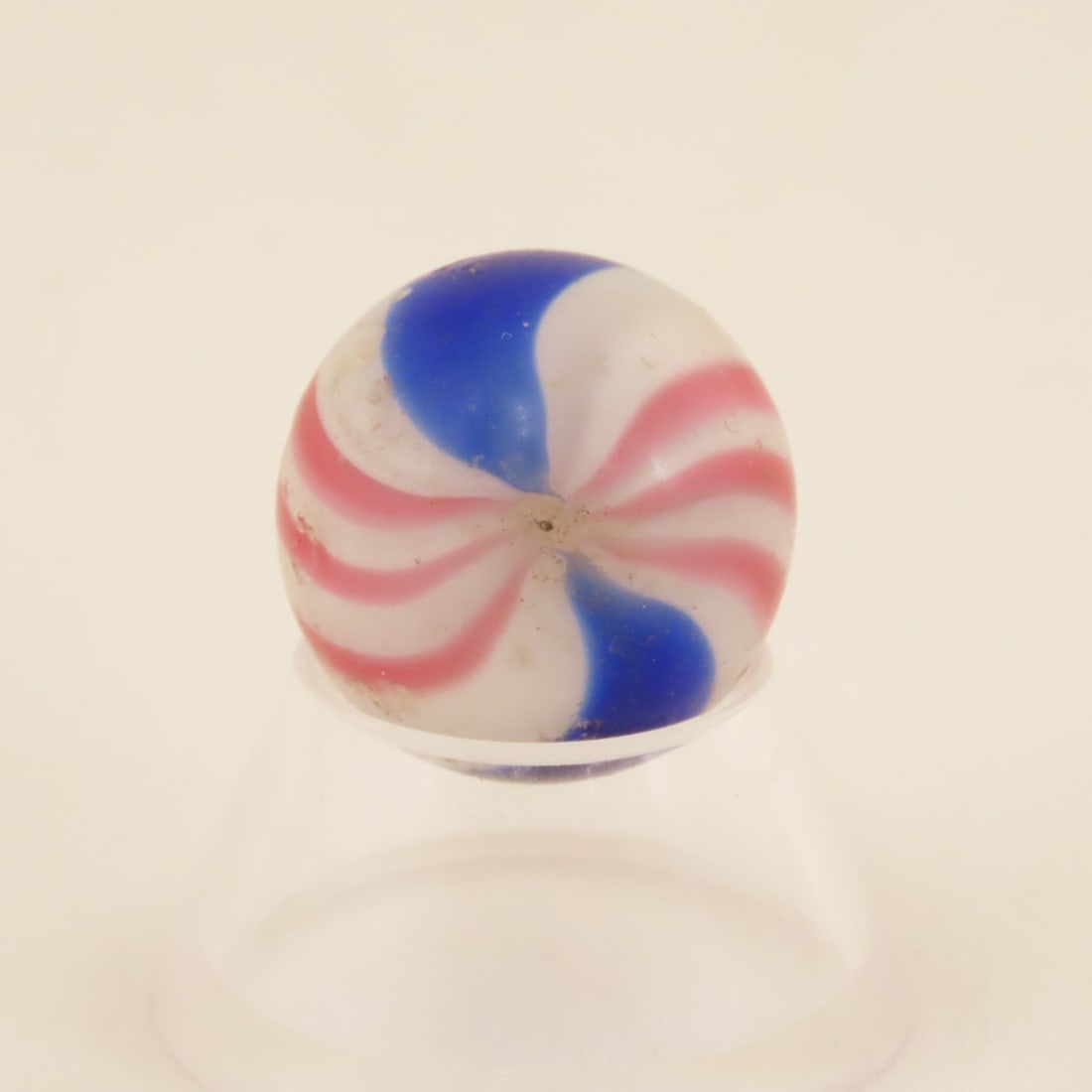 15/16" Handmade Peppermint Swirl Marble - 6