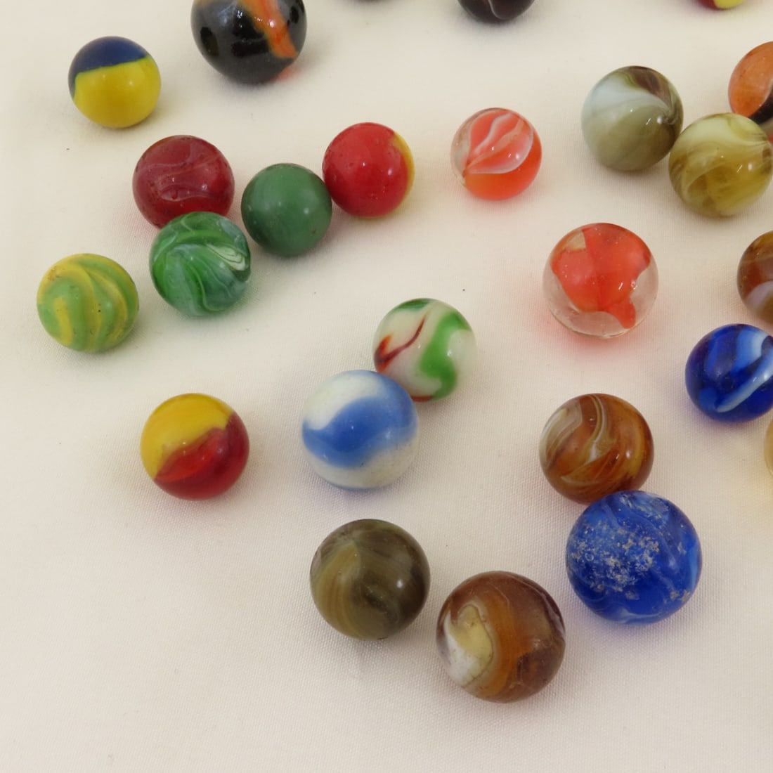 Mixed Vintage Machine Made Marbles - 13