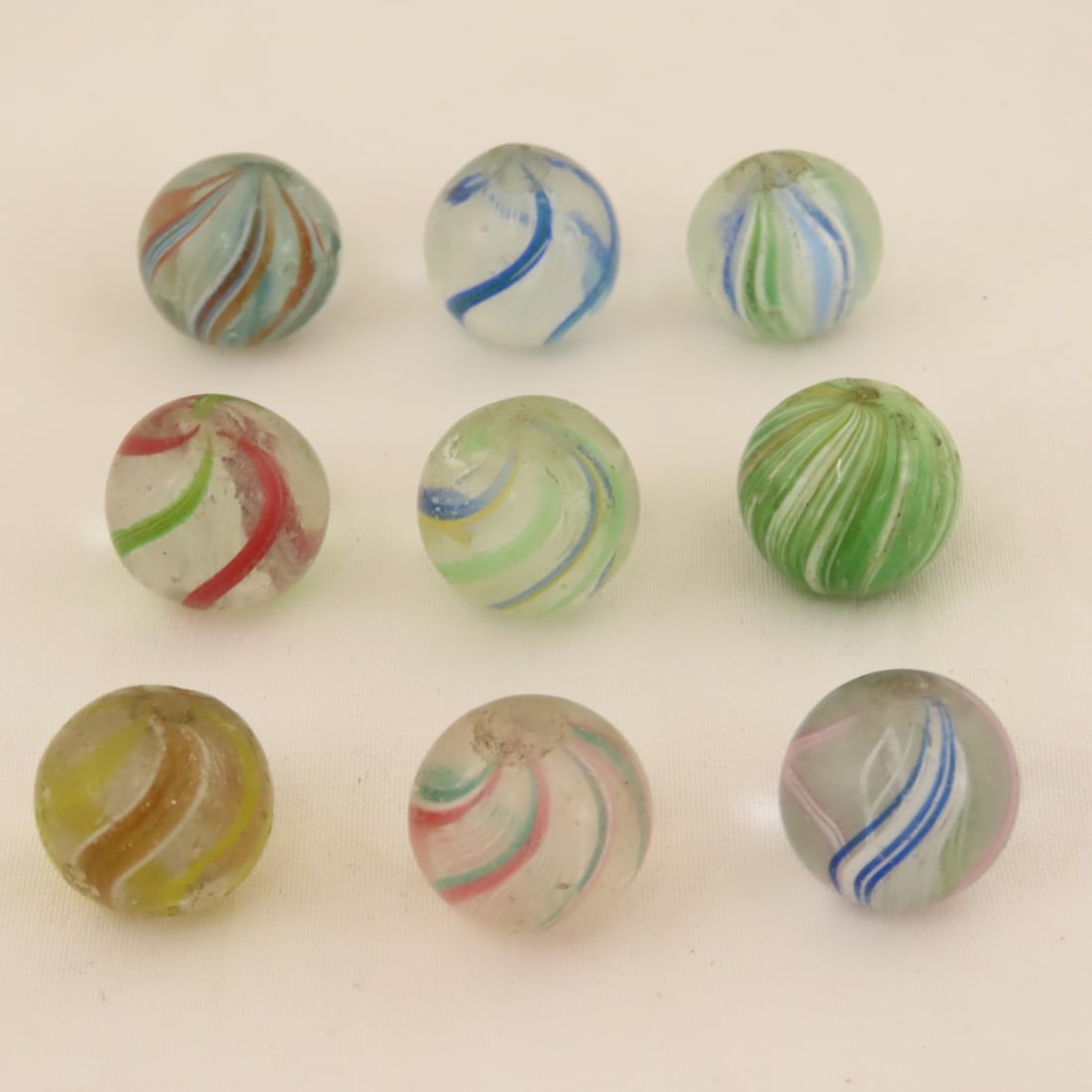 9 11/16" Handmade Swirl Marbles (1 of 19)
