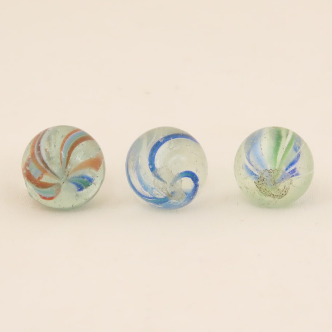 9 11/16" Handmade Swirl Marbles - 6
