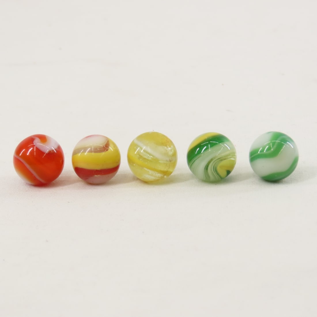 15 Agro Agate Corkscrew Marbles 15-19mm - 10