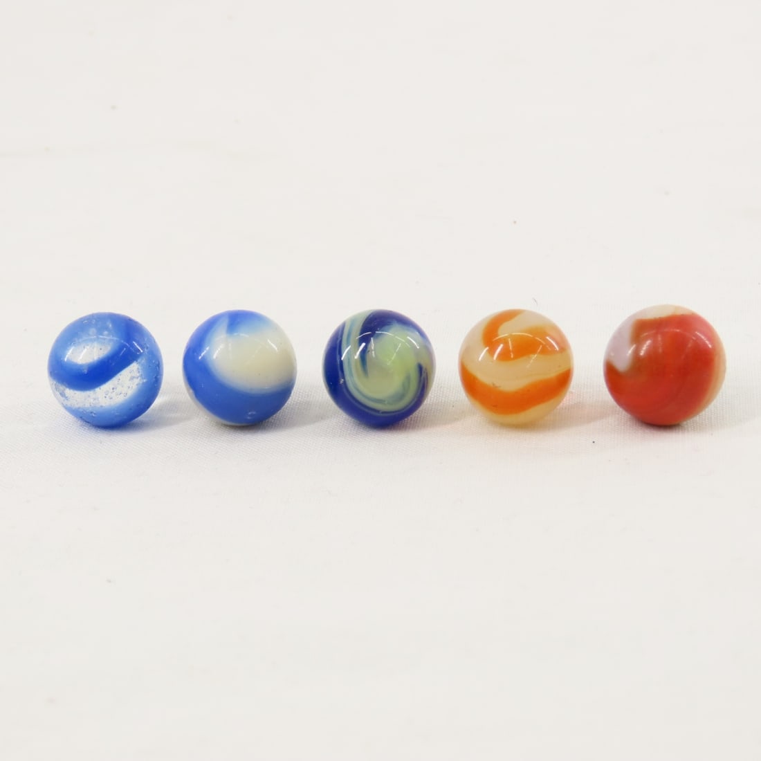 15 Agro Agate Corkscrew Marbles 15-19mm - 15