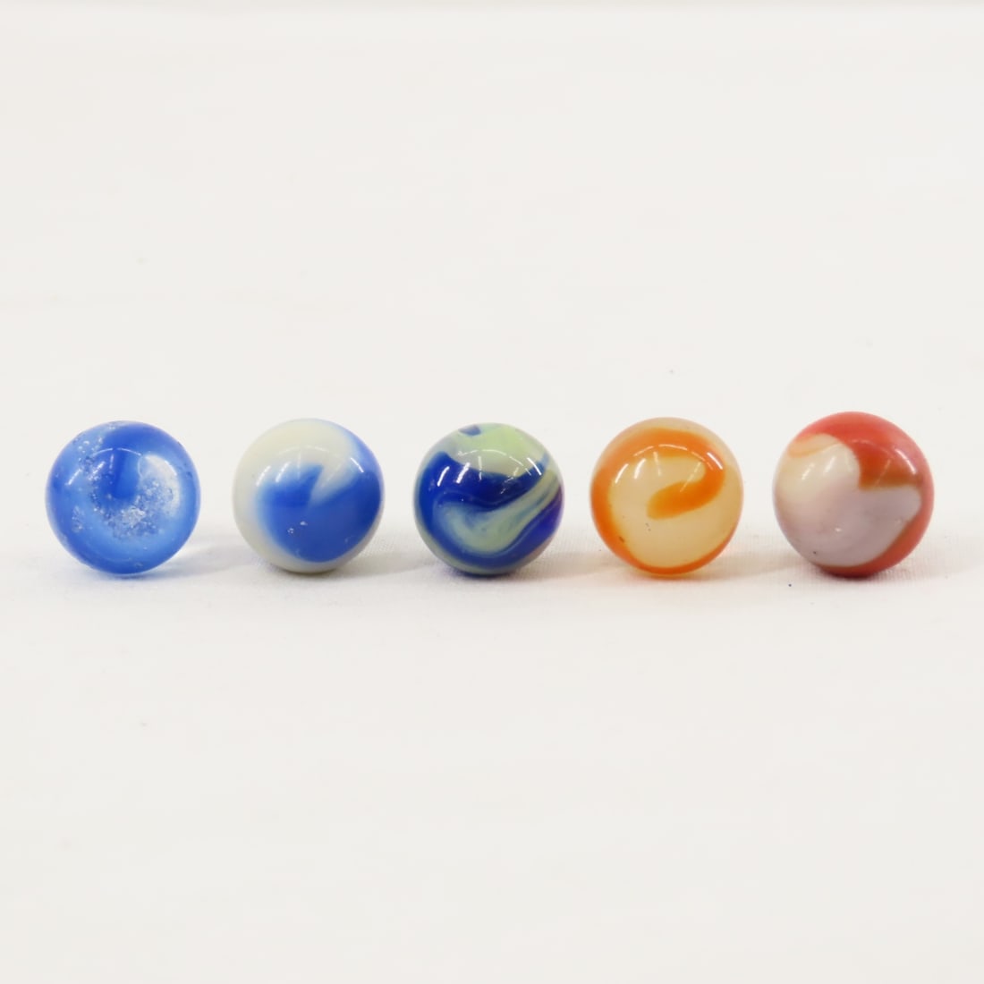 15 Agro Agate Corkscrew Marbles 15-19mm - 18