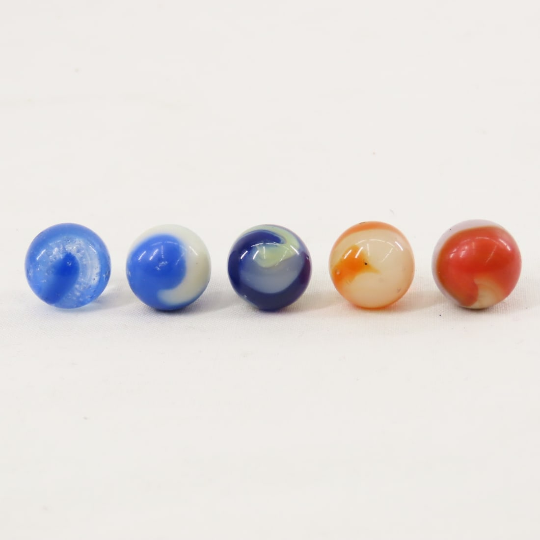15 Agro Agate Corkscrew Marbles 15-19mm - 19