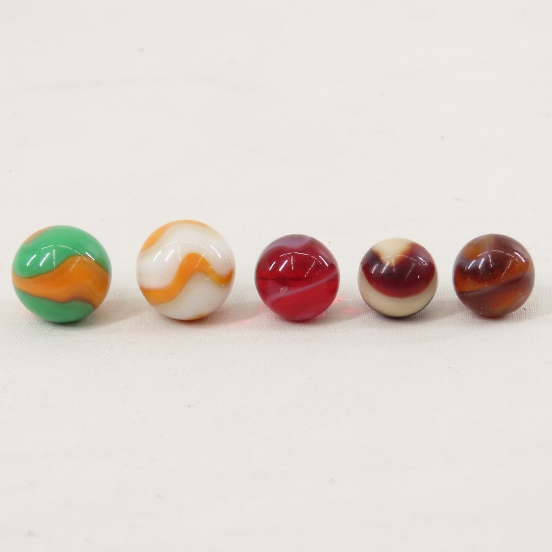 15 Agro Agate Corkscrew Marbles 15-19mm - 5