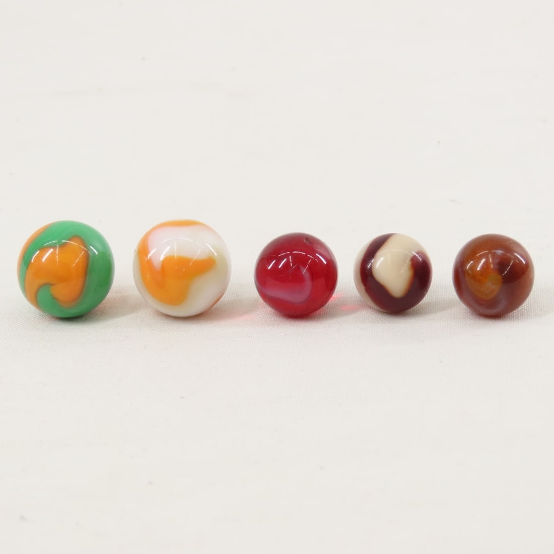 15 Agro Agate Corkscrew Marbles 15-19mm - 6