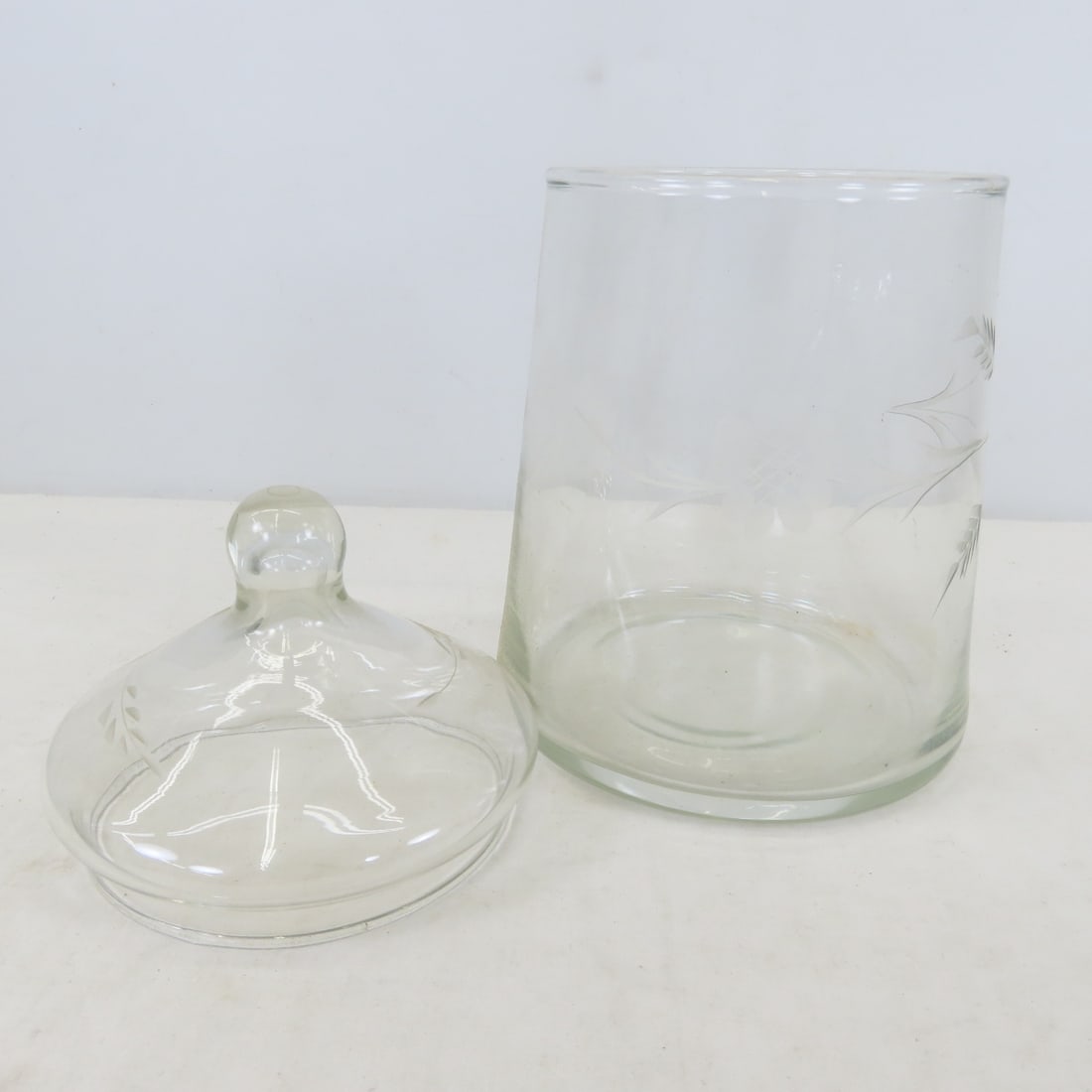 Vintage Bottles, Jars, Tin & 2 Modern Glass Vases - 6