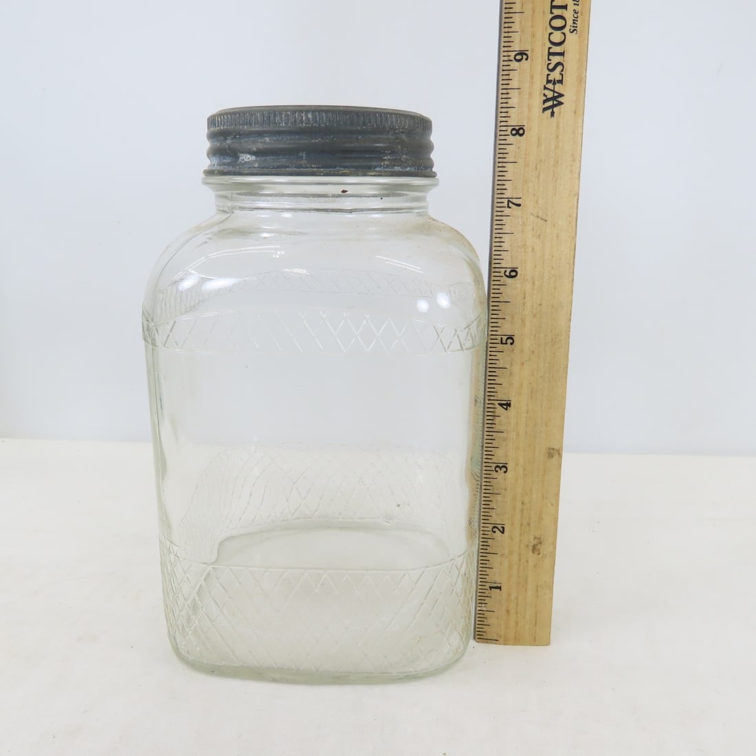 Vintage Bottles, Jars, Tin & 2 Modern Glass Vases - 9