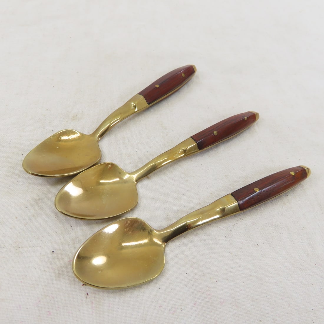 Bangkok Jewelry 144 pc Brass Flatware Set for 12 - 10
