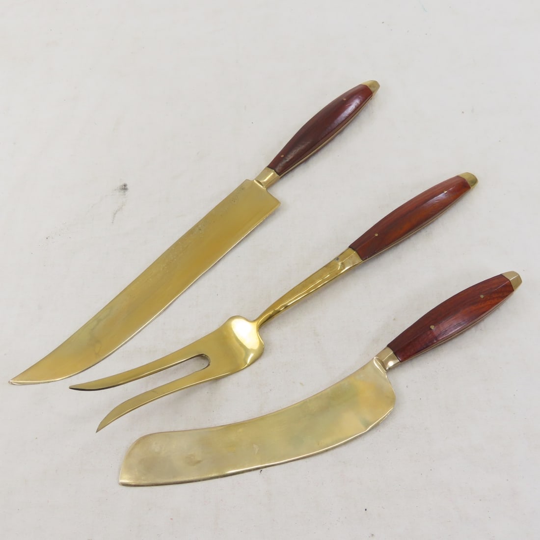 Bangkok Jewelry 144 pc Brass Flatware Set for 12 - 11