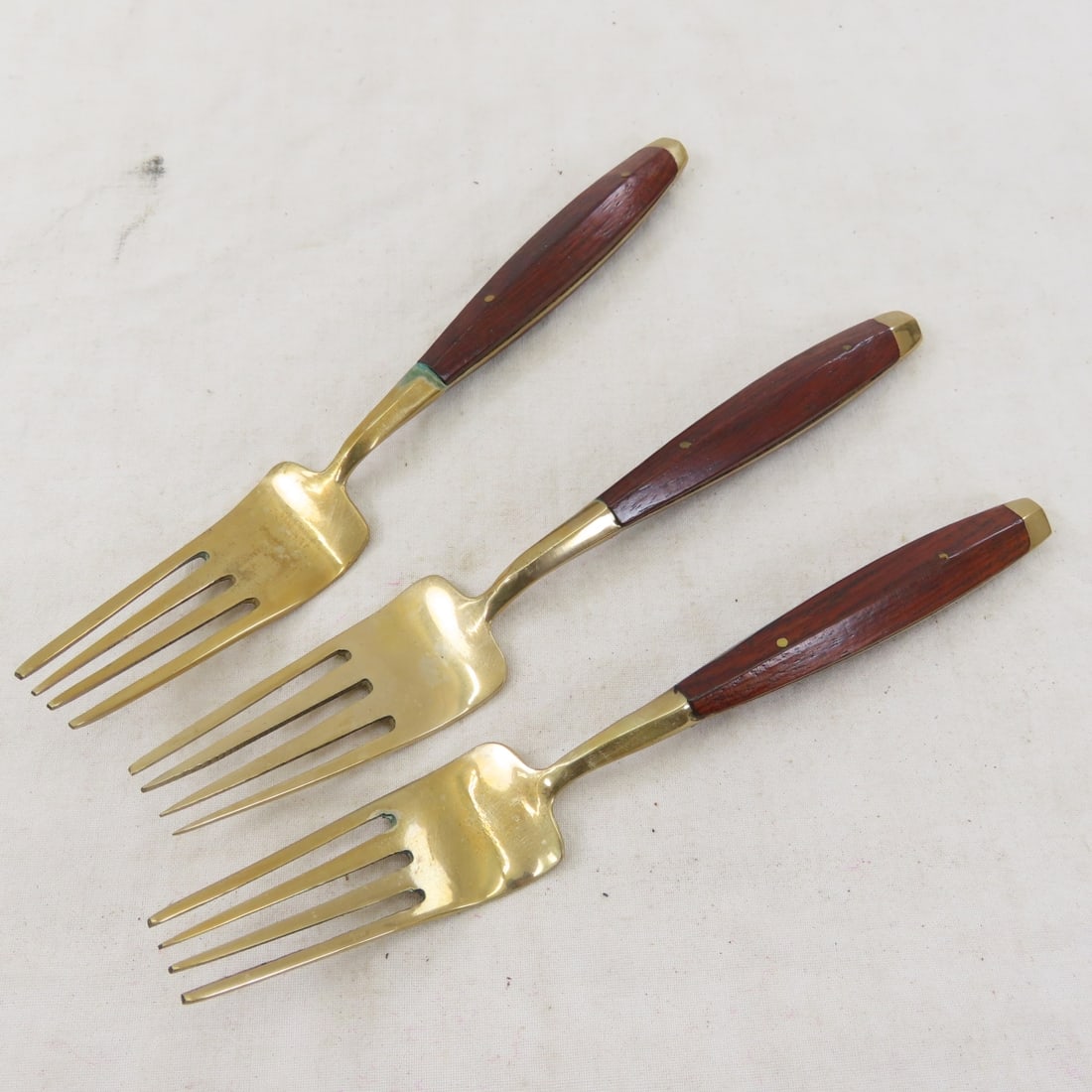 Bangkok Jewelry 144 pc Brass Flatware Set for 12 - 16