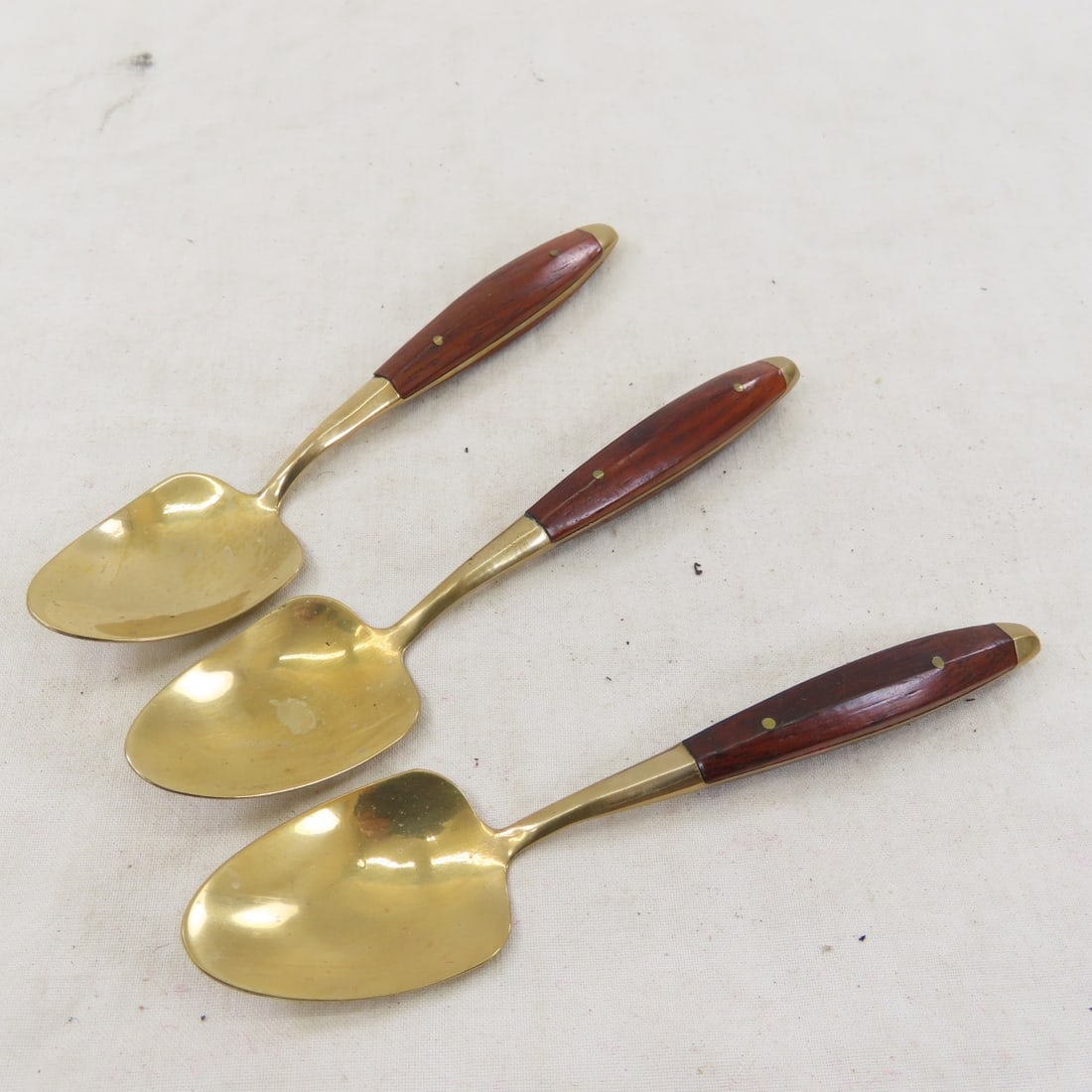Bangkok Jewelry 144 pc Brass Flatware Set for 12 - 18
