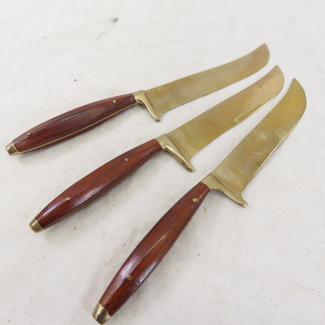 Bangkok Jewelry 144 pc Brass Flatware Set for 12 - 7