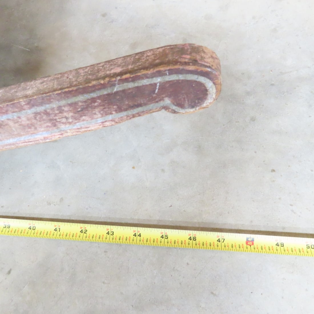 Antique Child's Wood & Paper Mache Rocking Horse - 19