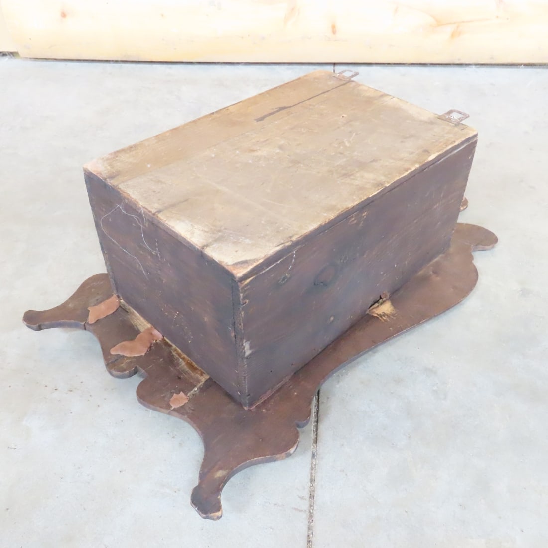Primitive Hay Fork, Wagon & Antique Wall Cabinet - 12
