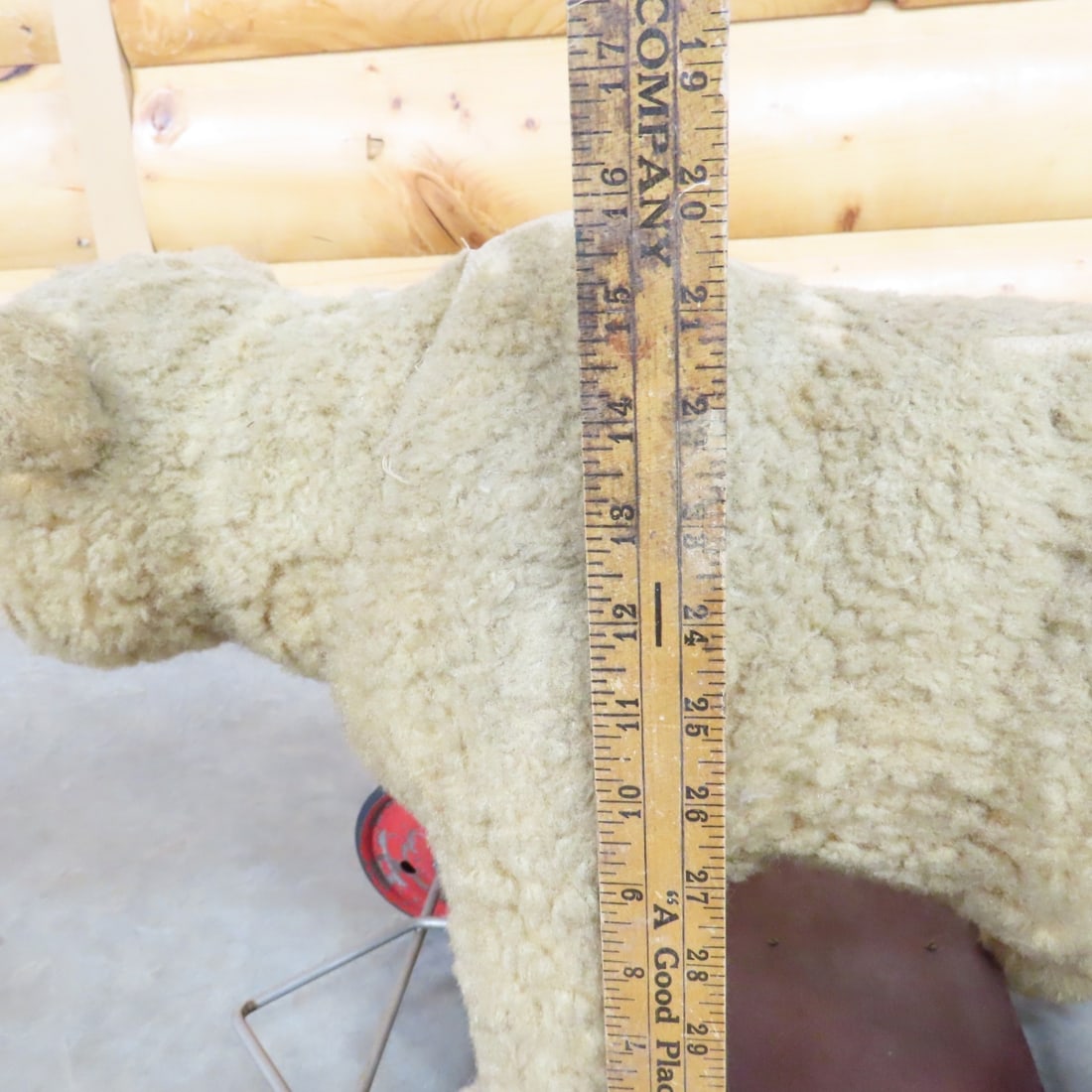 Steiff Mohair Ride-On Children's Bear Pull Toy - 13