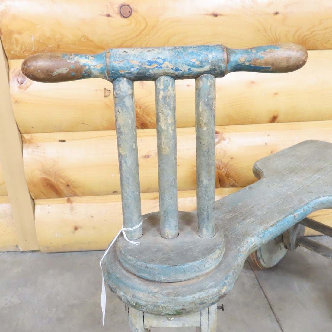 Antique Children's Wooden Tricycle Scooter - 3