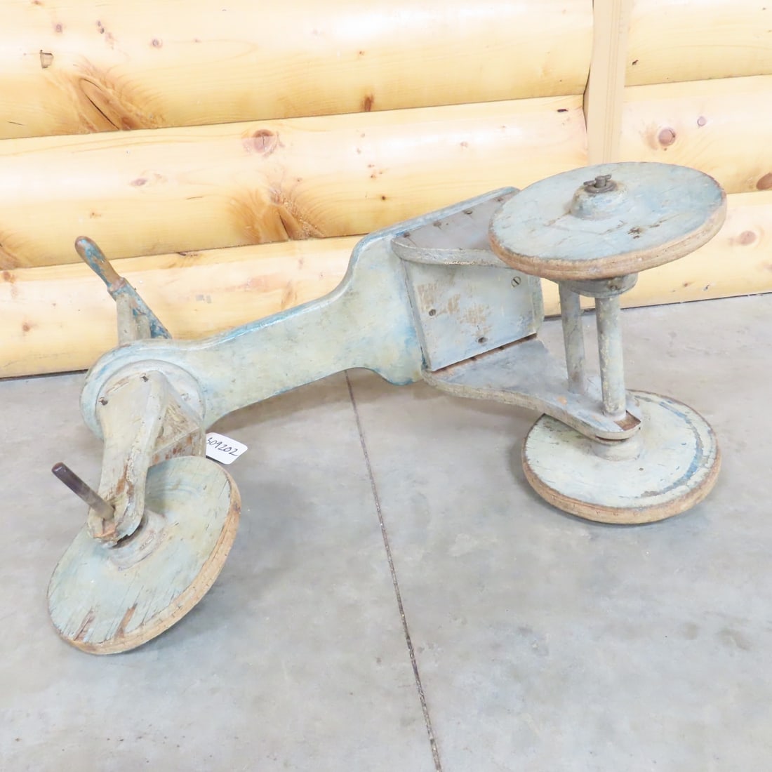 Antique Children's Wooden Tricycle Scooter - 6