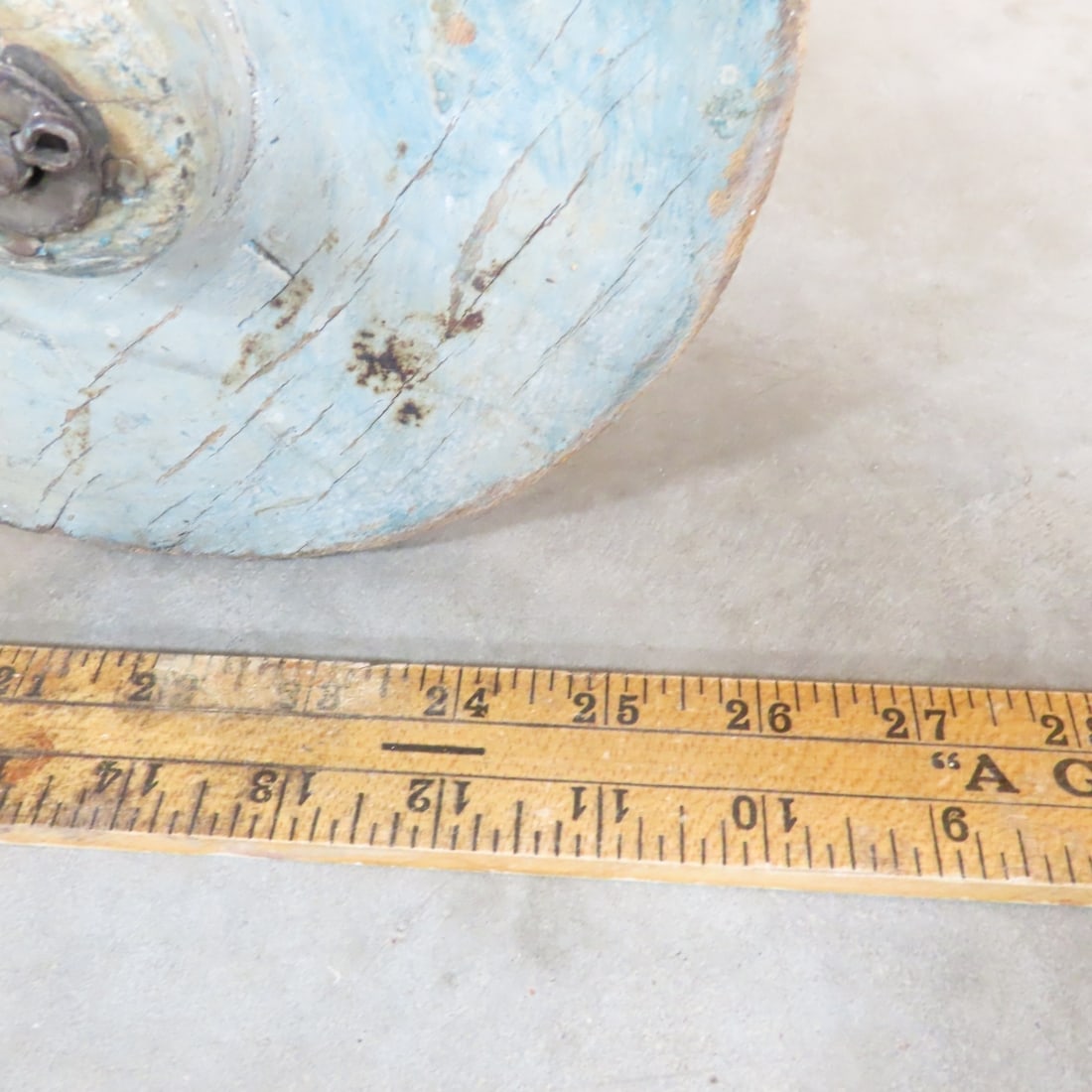 Antique Children's Wooden Tricycle Scooter - 8
