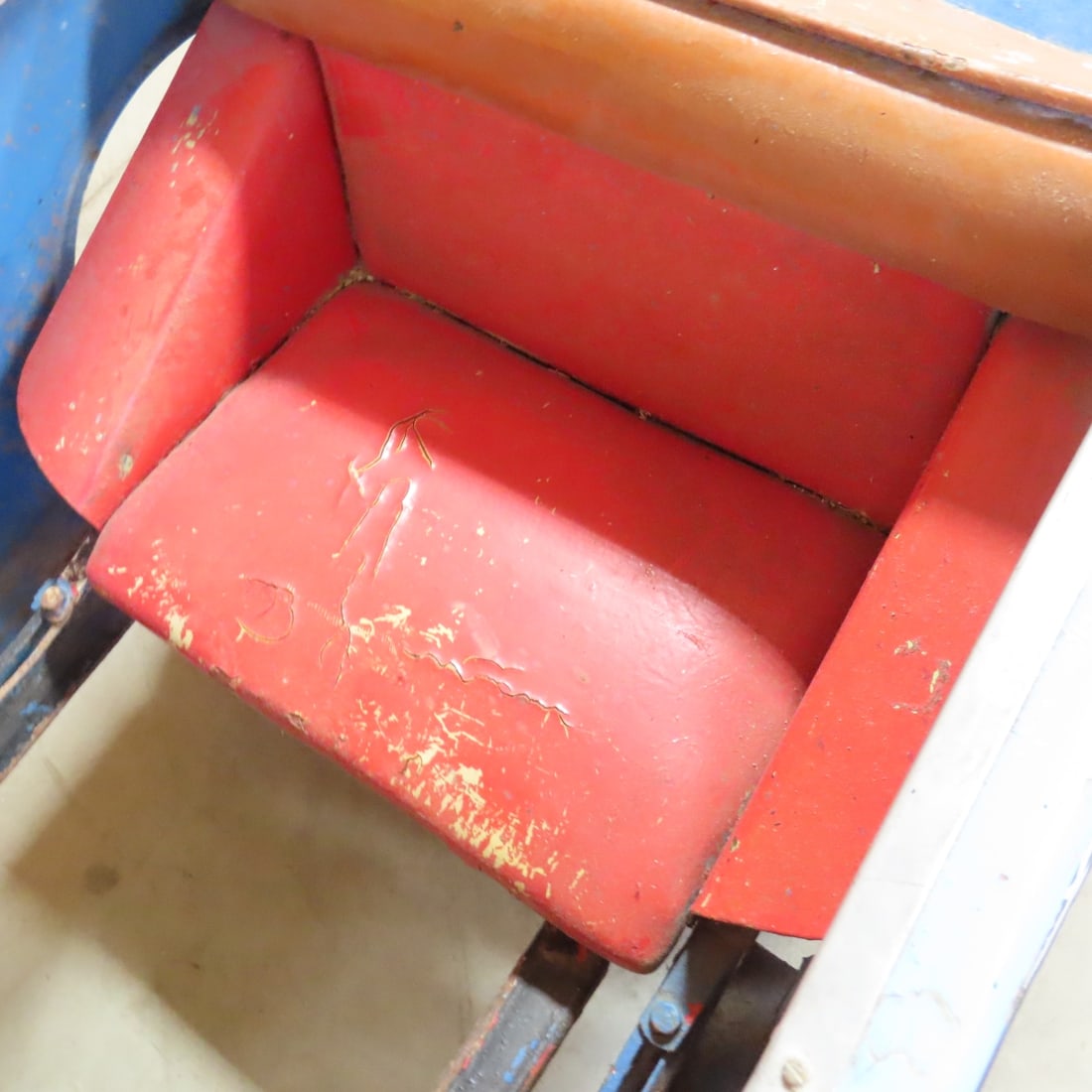 Vintage Children's Steel Pedal Car - 10