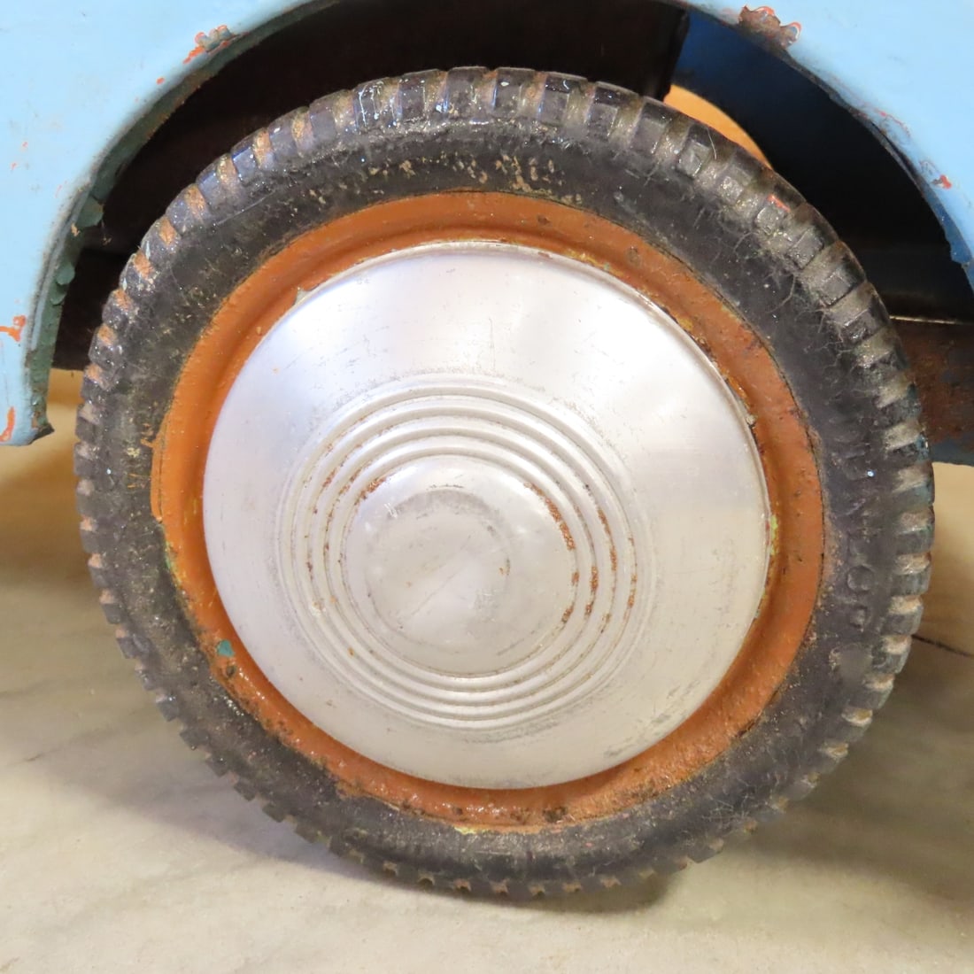 Vintage Children's Steel Pedal Car - 11