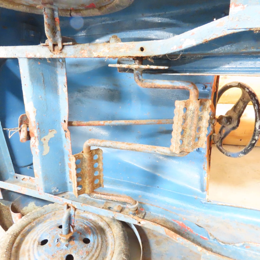Vintage Children's Steel Pedal Car - 13
