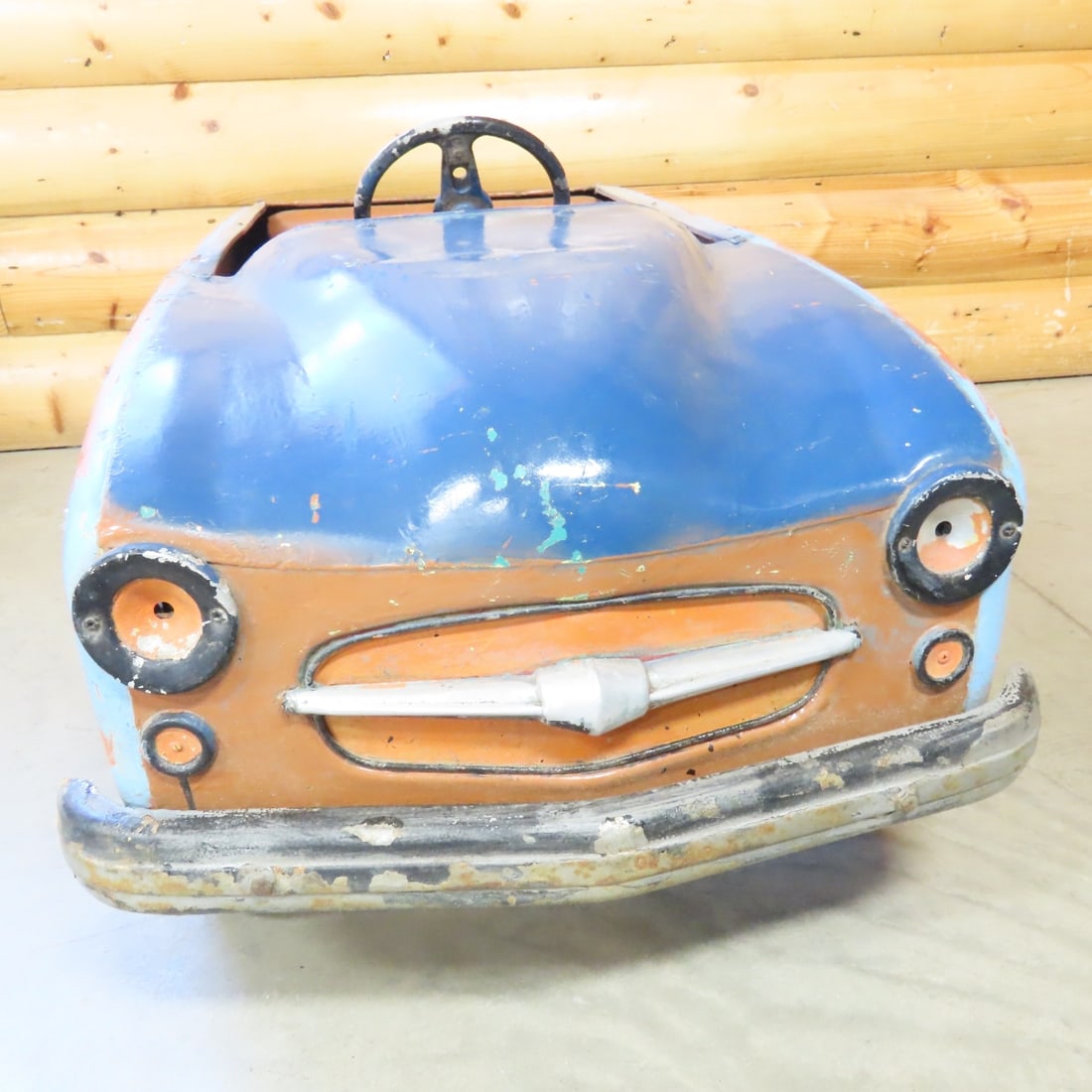 Vintage Children's Steel Pedal Car - 5