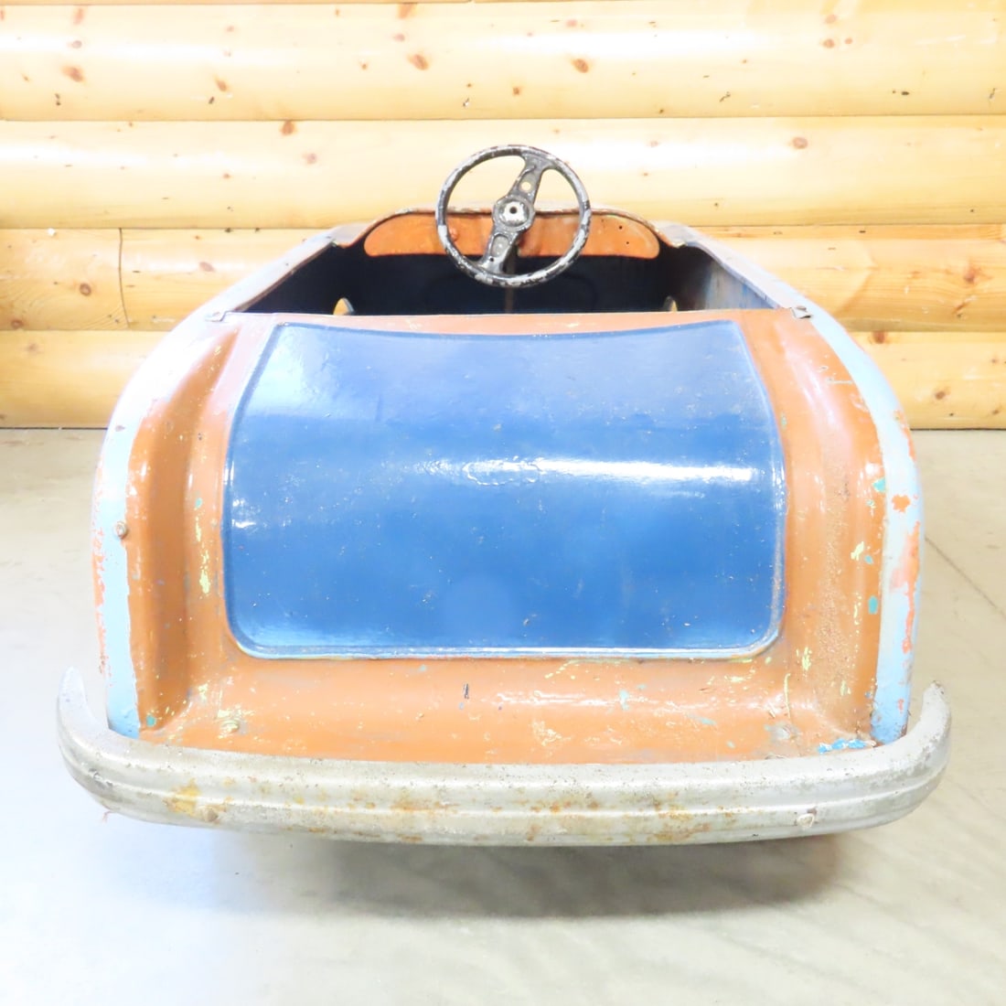 Vintage Children's Steel Pedal Car - 6