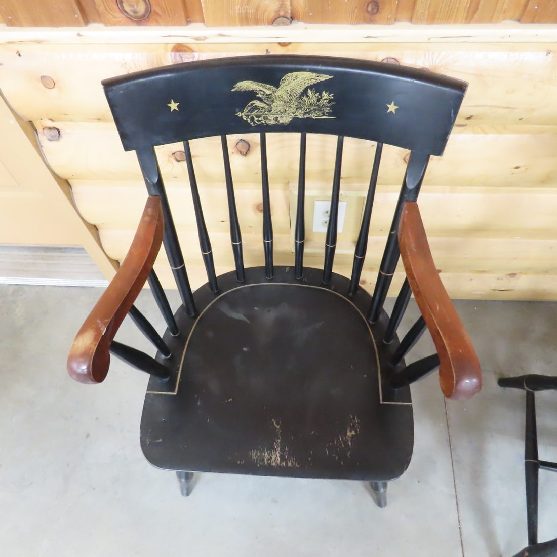 Pair of Antique Stone & Nichols Federal Chairs - 2
