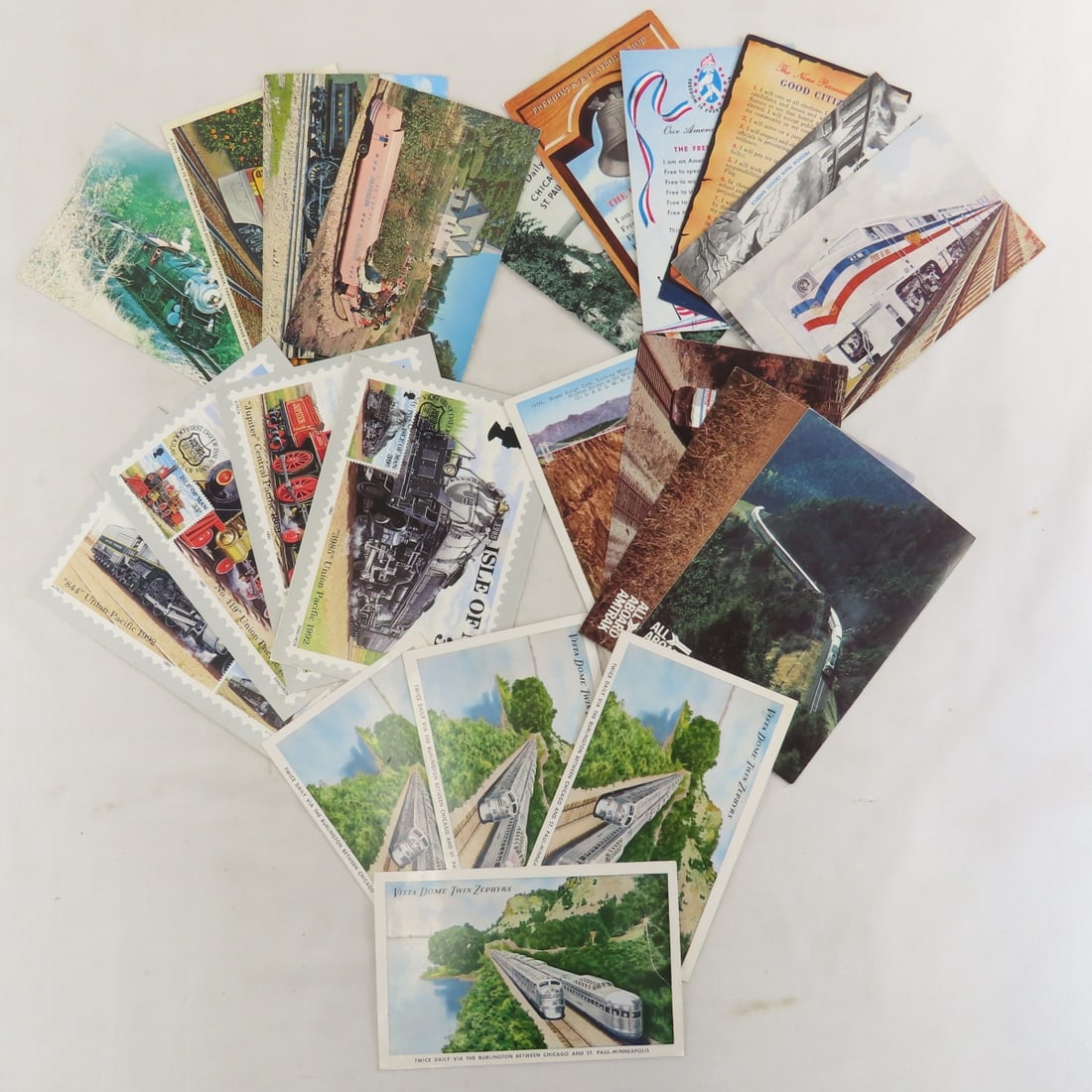 Railroad Postcards, Calendars, Ephemera and More - 10