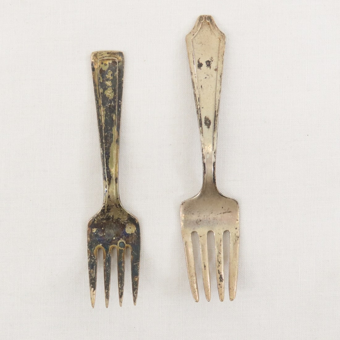 2 International Sterling Child's Sets & Spoon - 7