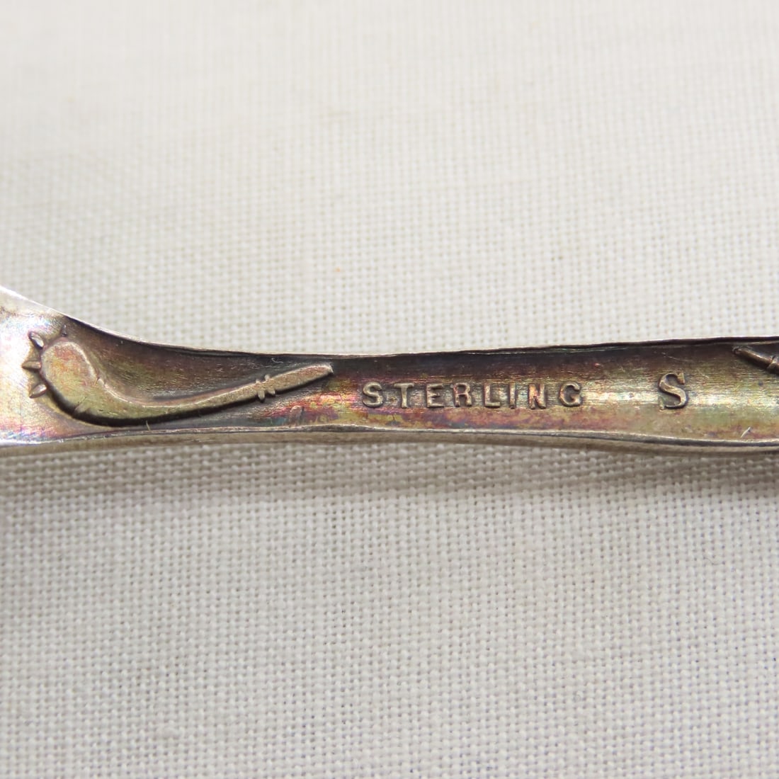 2 MN & 1 Spokane, WA Indian Chief Sterling Spoons - 10