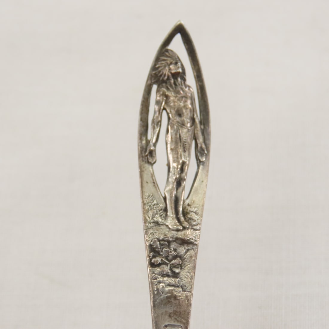 2 MN & 1 Spokane, WA Indian Chief Sterling Spoons - 12