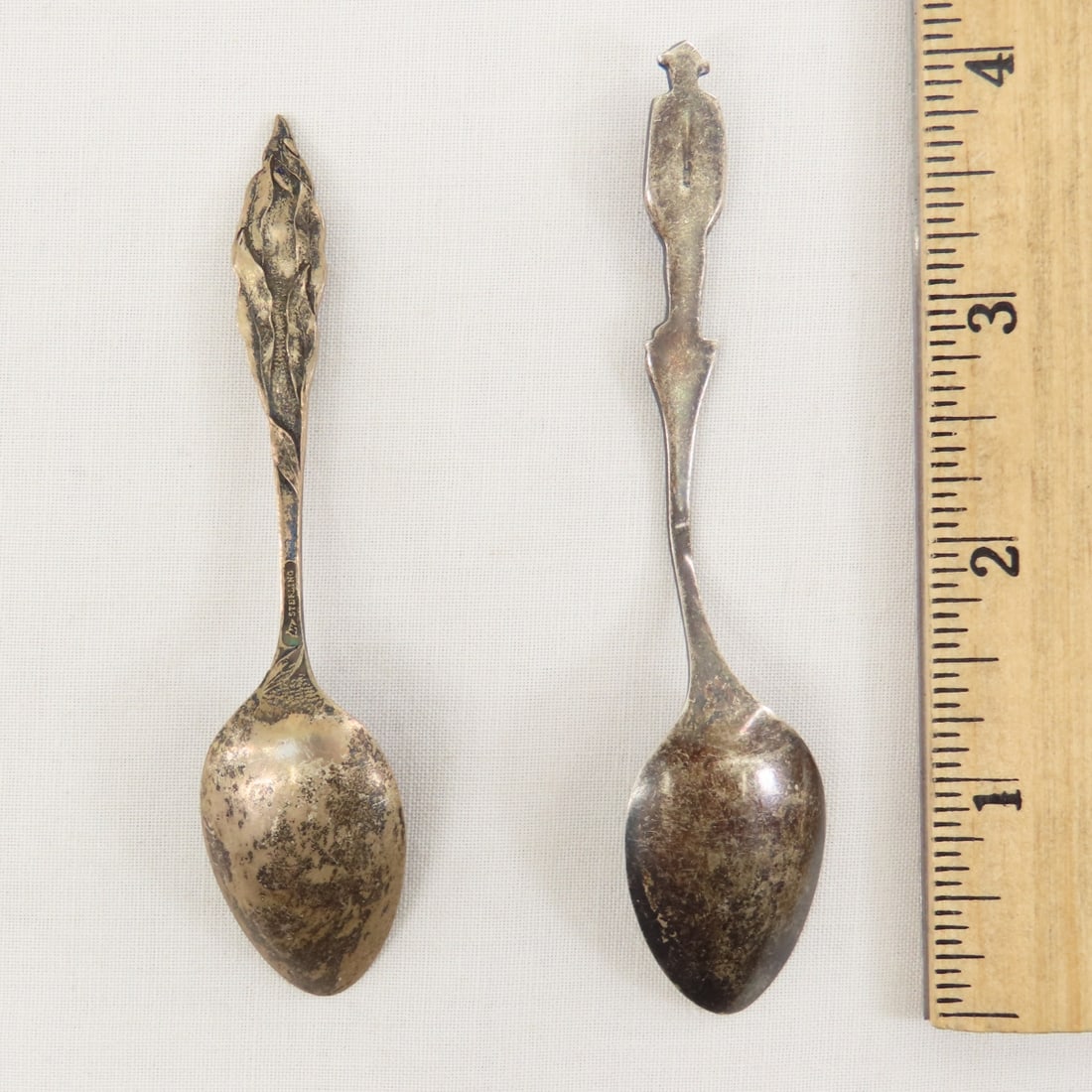 Sterling & 900 Silver Souvenir Travel Spoons - 11