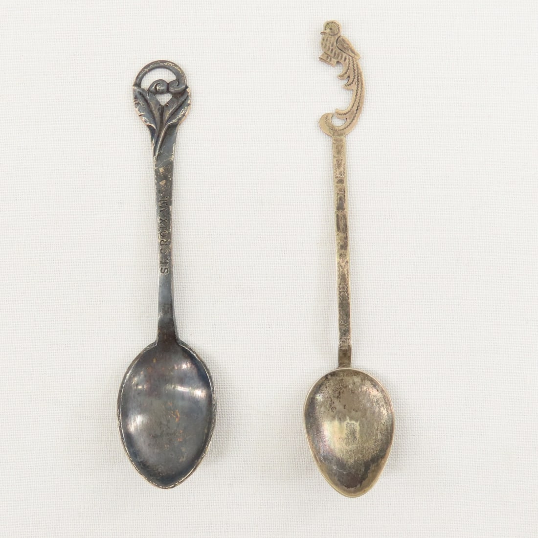 Sterling & 900 Silver Souvenir Travel Spoons - 14