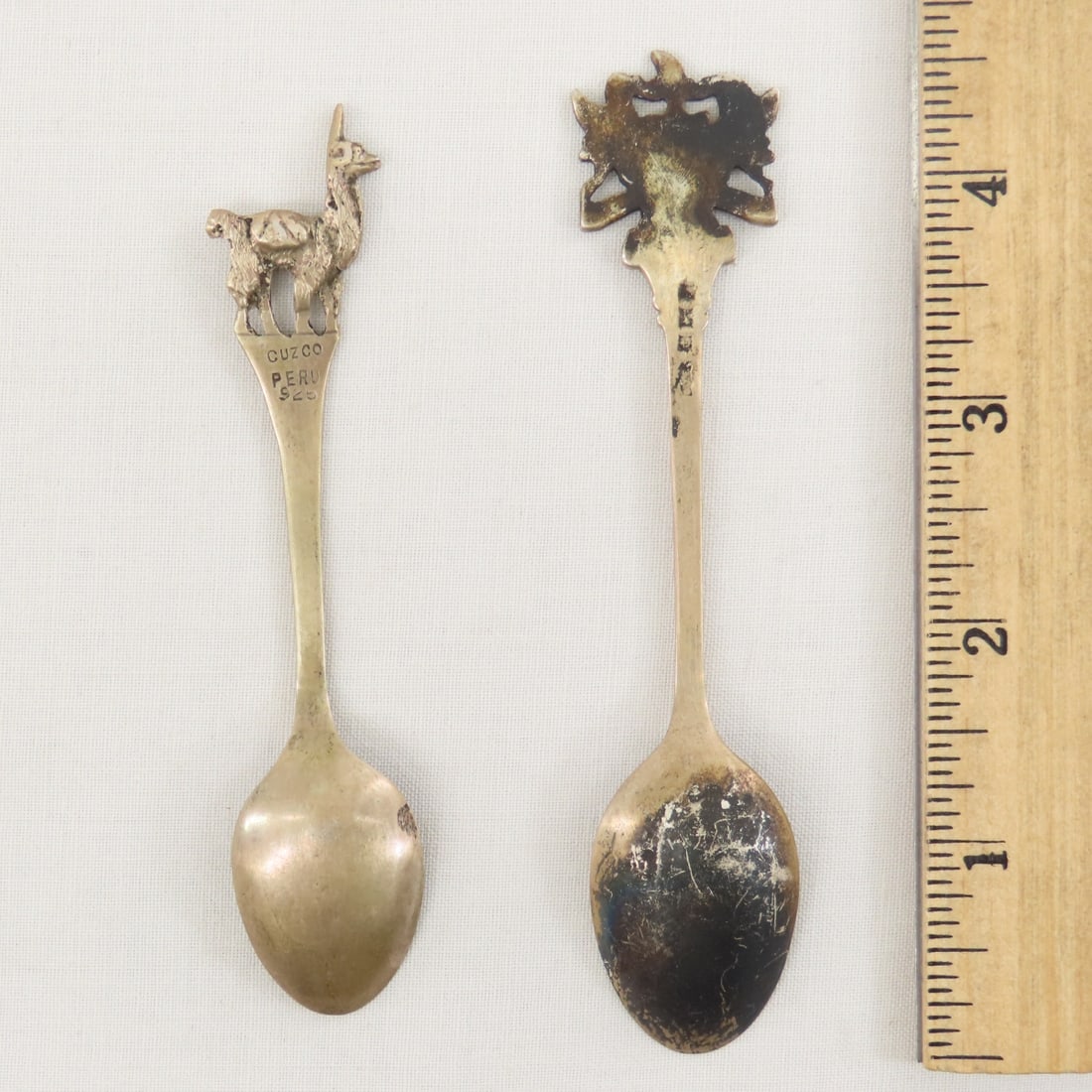 Sterling & 900 Silver Souvenir Travel Spoons - 7