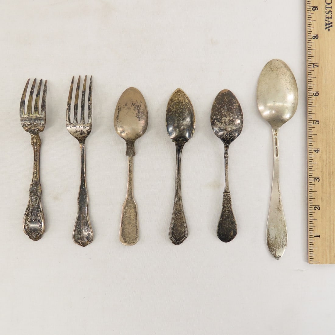 6 Assorted Sterling Silver Flatware Pieces - 2