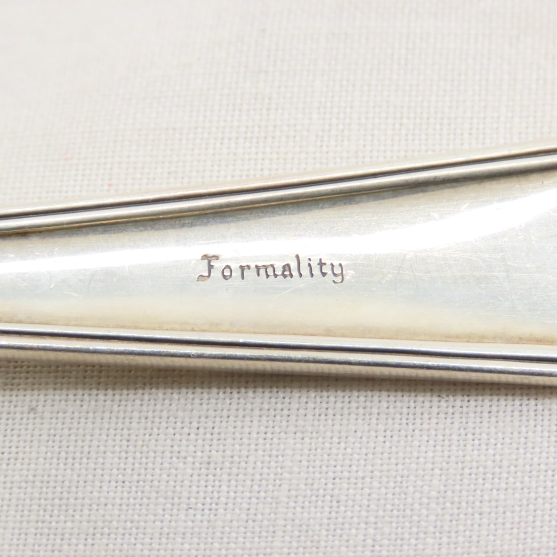 State House Formality Pattern Sterling Silver - 10