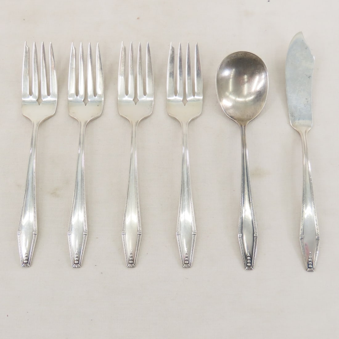 State House Formality Pattern Sterling Silver - 14